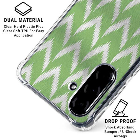 Nigeria Soccer Flag Galaxy A36 5G Clear Case